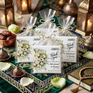 Danke Hochzeitsstrauß Blume Nikah Walima Magnet