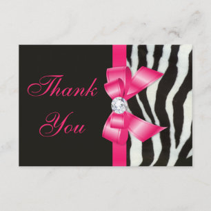 Danke Hochzeitzebra-Pink-Bogen