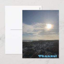 Danke Holiday Postcard Feiertagspostkarte