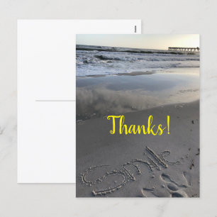 Danke Holiday Postcard Feiertagspostkarte