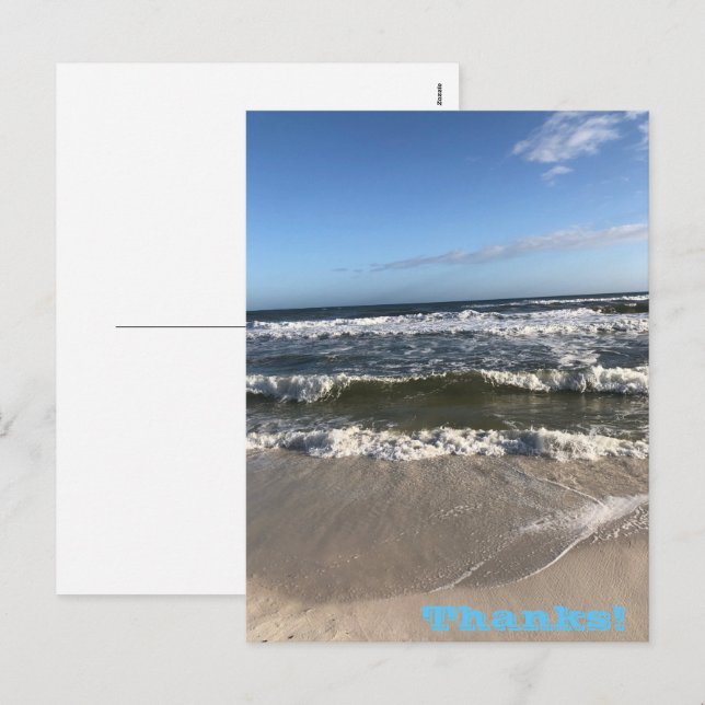 Danke Holiday Postcard Feiertagspostkarte (Vorne/Hinten)