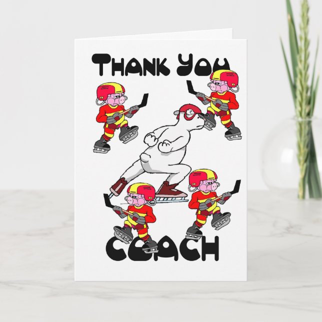 Danke Ice Hockey Coach (Vorderseite)