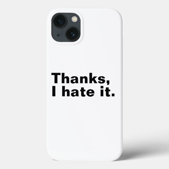 Danke, ich hasse es. Case-Mate iPhone hülle (Rückseite)
