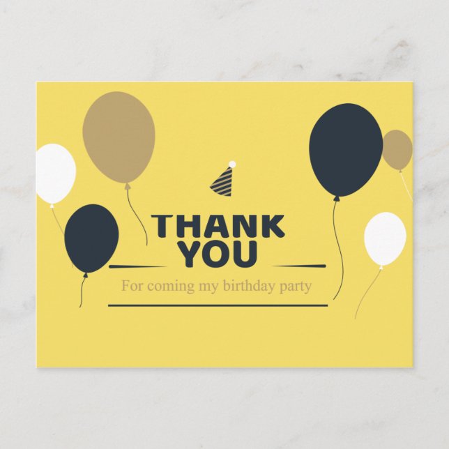 DANKE IHNEN BIRTHDAY POSTKARTE (Vorderseite)