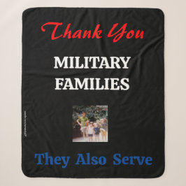 DANKE IHNEN MILITÄRISCHE FAMILIEN SHERPADECKE