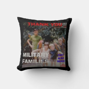 DANKE IHNEN MILITÄRISCHE FAMILIEN Throw Kissen