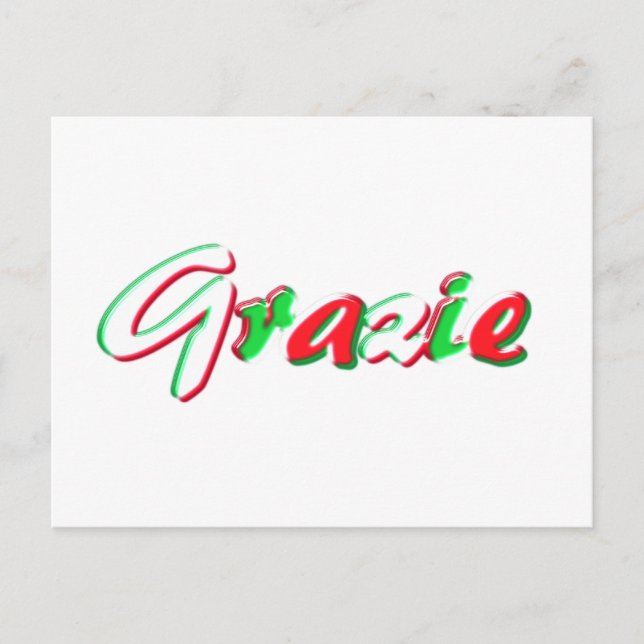 Danke Ihnen Postkarte (Vorderseite)