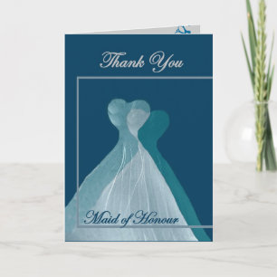 DANKE IHNEN Trauzeugin - AQUAMARINE BLAUE Gowns