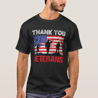 Danke Ihnen Veteranen Dienst Patriot Veteranentag T-Shirt