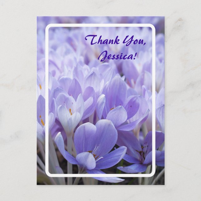 Danke, Jessica! Postkarte (Vorderseite)