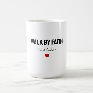 Danke, Jesus gesegnet Spaziergang durch den Gl Kaffeetasse