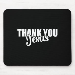 Danke Jesus Glaube Basierte Christliche Bibel Gosp Mousepad