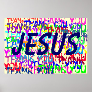 Danke, Jesus Poster
