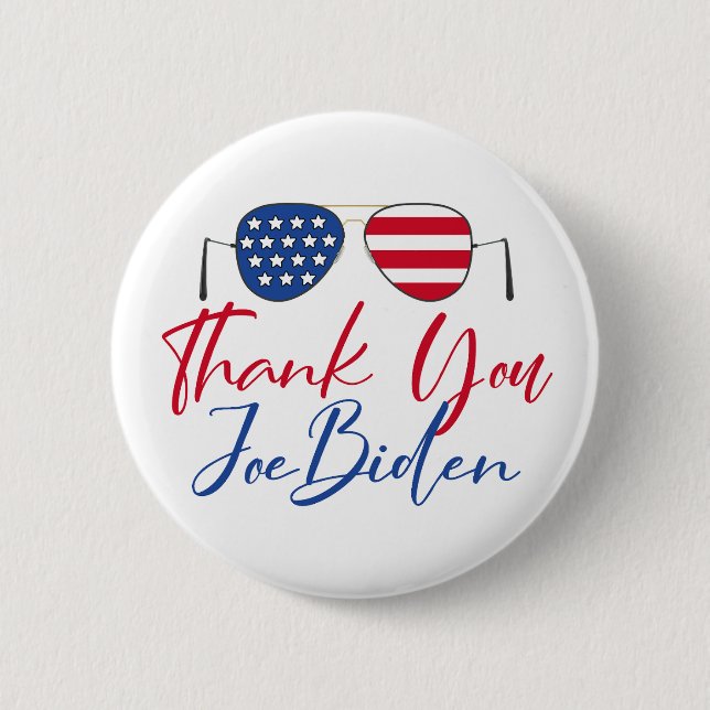 Danke Joe Biden Button (Vorderseite)