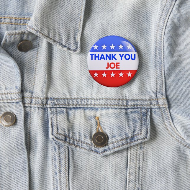 Danke Joe Biden Button (Beispiel)