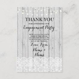 Danke kardiert Holz-Licht-rustikale Winter-Spitze