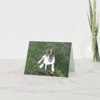 Danke Karte (Bow Wow!)
