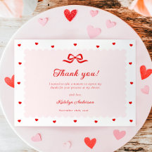 Danke-Karte für Baby-Party Little Sweetheart