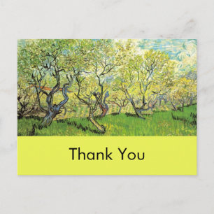 Danke Karte, Vincent van Gogh, Orchard in Blosso Postkarte