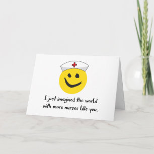 Danke, Krankenschwester, die sich mehr Krankenschw Dankeskarte