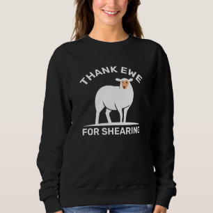 Danke Lamm für die Schur Sweatshirt