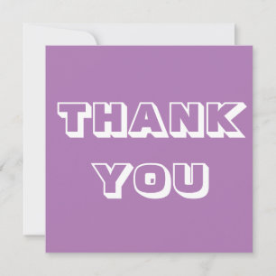 Danke, lavender lilac weiß karte