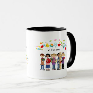 Danke, Lehrer. Individuelle Name-Geschenk Tasse