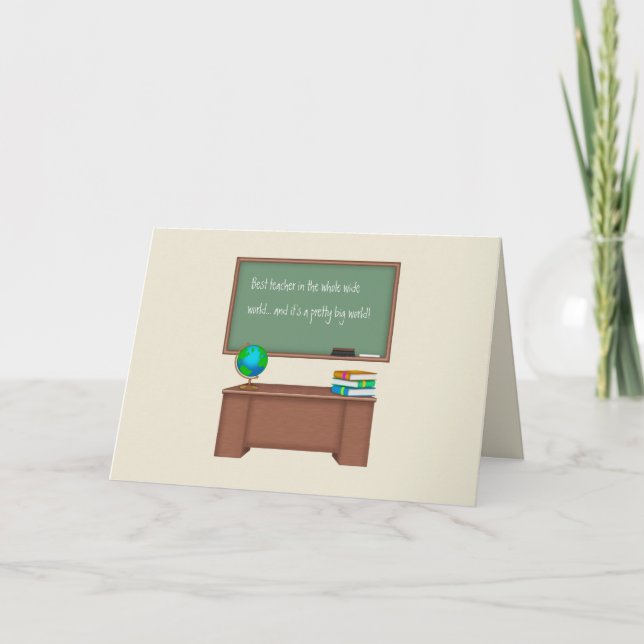 Danke Lehrer-Karten (Vorderseite)