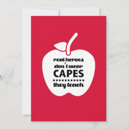 Danke, Lehrer. Lehrangebot | Apple Dankeskarte