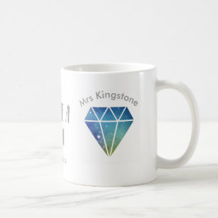 Danke Lehrermug – Du bist ein Juwel, Personalisier Kaffeetasse