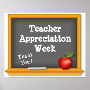 Danke! Lehrerwoche Poster