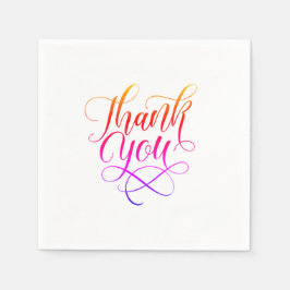 Danke, Lettern Napkin Serviette