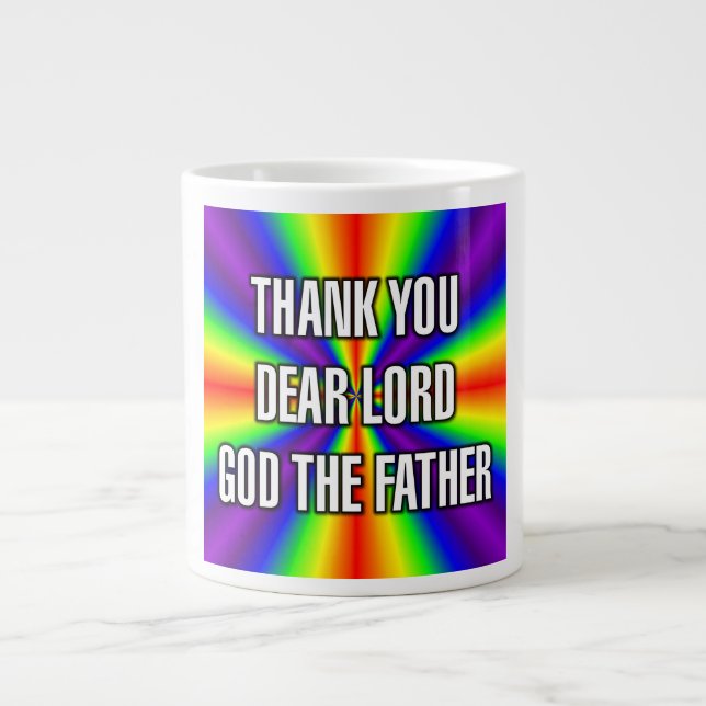 DANKE LIEBER HERRGOTT VATER TASSE (Vorderseite)