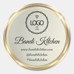 Danke Logo Kitchenette Cooking Koch Online Shop Runder Aufkleber