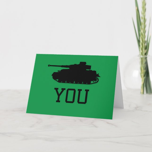 Danke, - lustige Tankkonzeption zu kardieren Dankeskarte (Vorderseite)