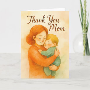 Danke Mama – Aquarell-Muttertag Karte
