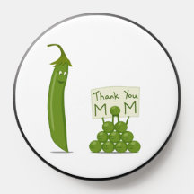 Danke Mama Gruß mit Peapod und Erbsen