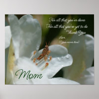 Danke Mama Liebe Azalea Blume Personalisiert