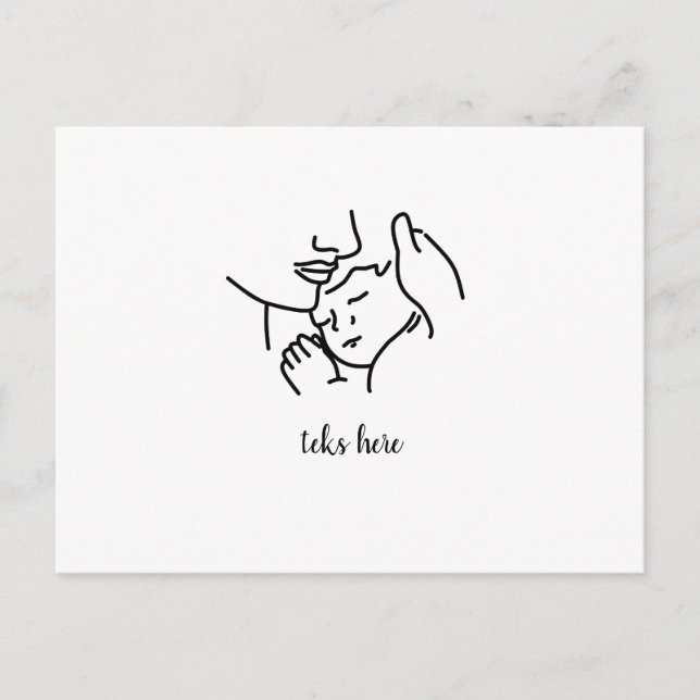 Danke, Mama personalisiert Postkarte (Vorderseite)