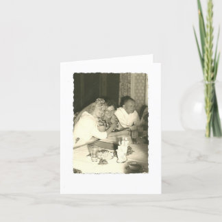 Danke, Mama und Vater, für meine Hochzeit! Dankeskarte