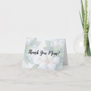Danke Mama verblasste weiße Dogwood-Blüten Feiertagskarte