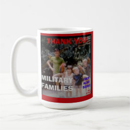 DANKE MILITÄRISCHE FAMILIEN Tasse