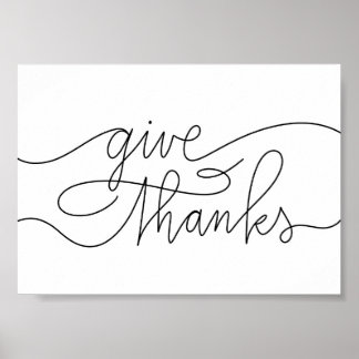 Danke - Minimalistisches Christliches Briefangebot Poster