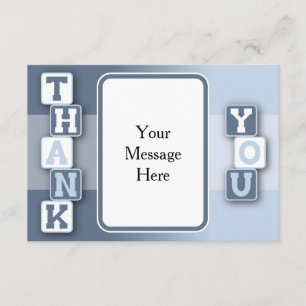 Danke, mit Text-Rahmen zu kardieren Dankeskarte