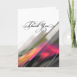 Danke. Moderne Abstrakte Malerei Dankeskarte