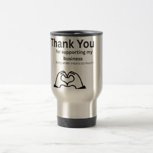 Danke Mug für Kunden und Geschäftspartner Reisebecher