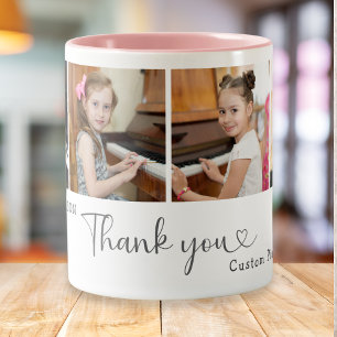 Danke Musiklehrer 4 Foto Modern Kaffeetasse
