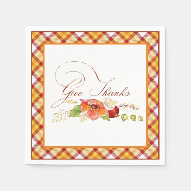 Danke Napkins Serviette (Vorderseite)