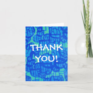Danke Notecard - Abstraktes Design
