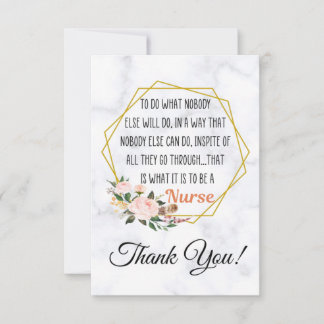 Danke Nurse Card - Nurse Day - Nurse Wochenkarte